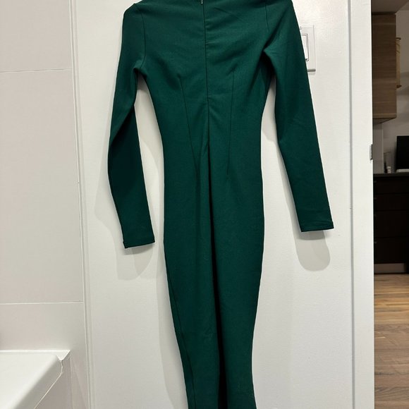 NWOT Hello Molly Too Epic Midi Dress Green - Picture 4 of 5